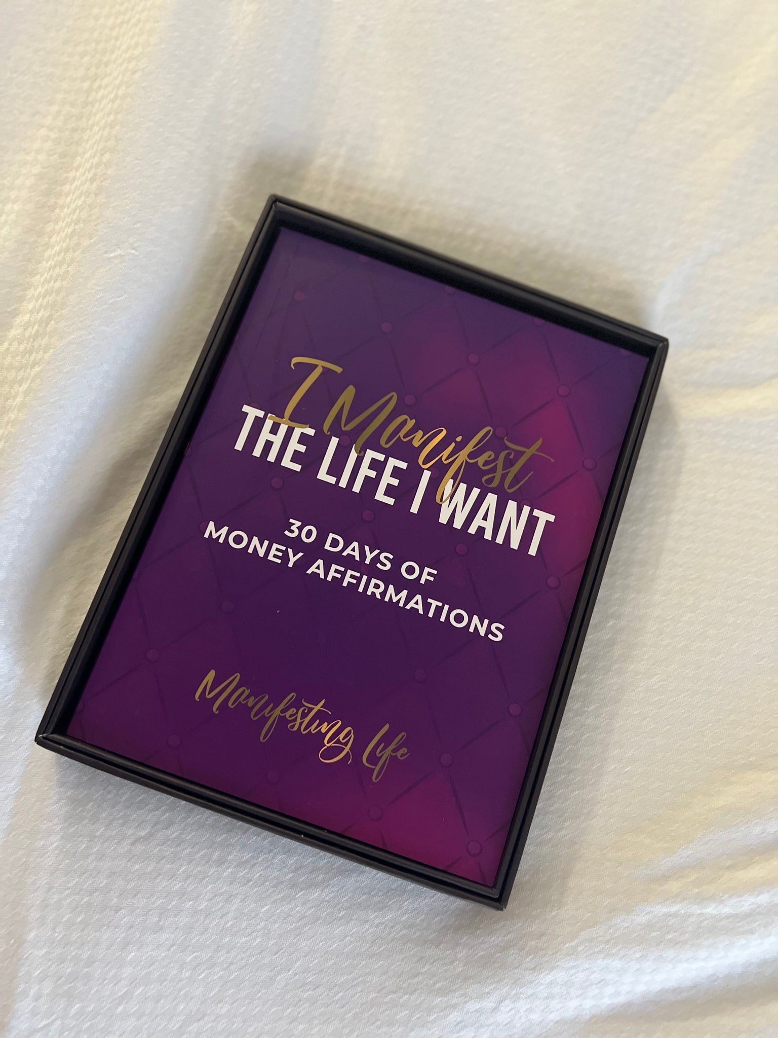 Manifesting Life workbook and journal set: MONEY AFFIRMATIONS