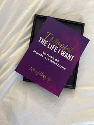 Manifesting Life workbook and journal set: MONEY AFFIRMATIONS